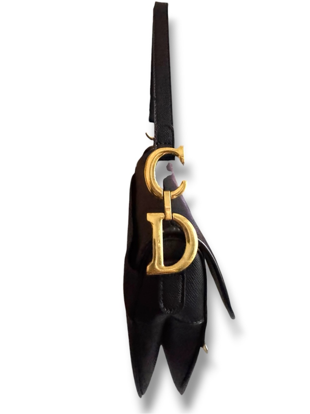 Dior Black Saddle Bag - Picture 4 of 9